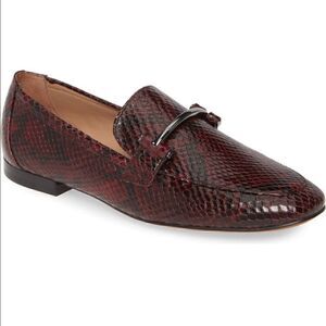 Linea Paolo Women’s leather upper and lining burgundy loafer size 7,5 NIB